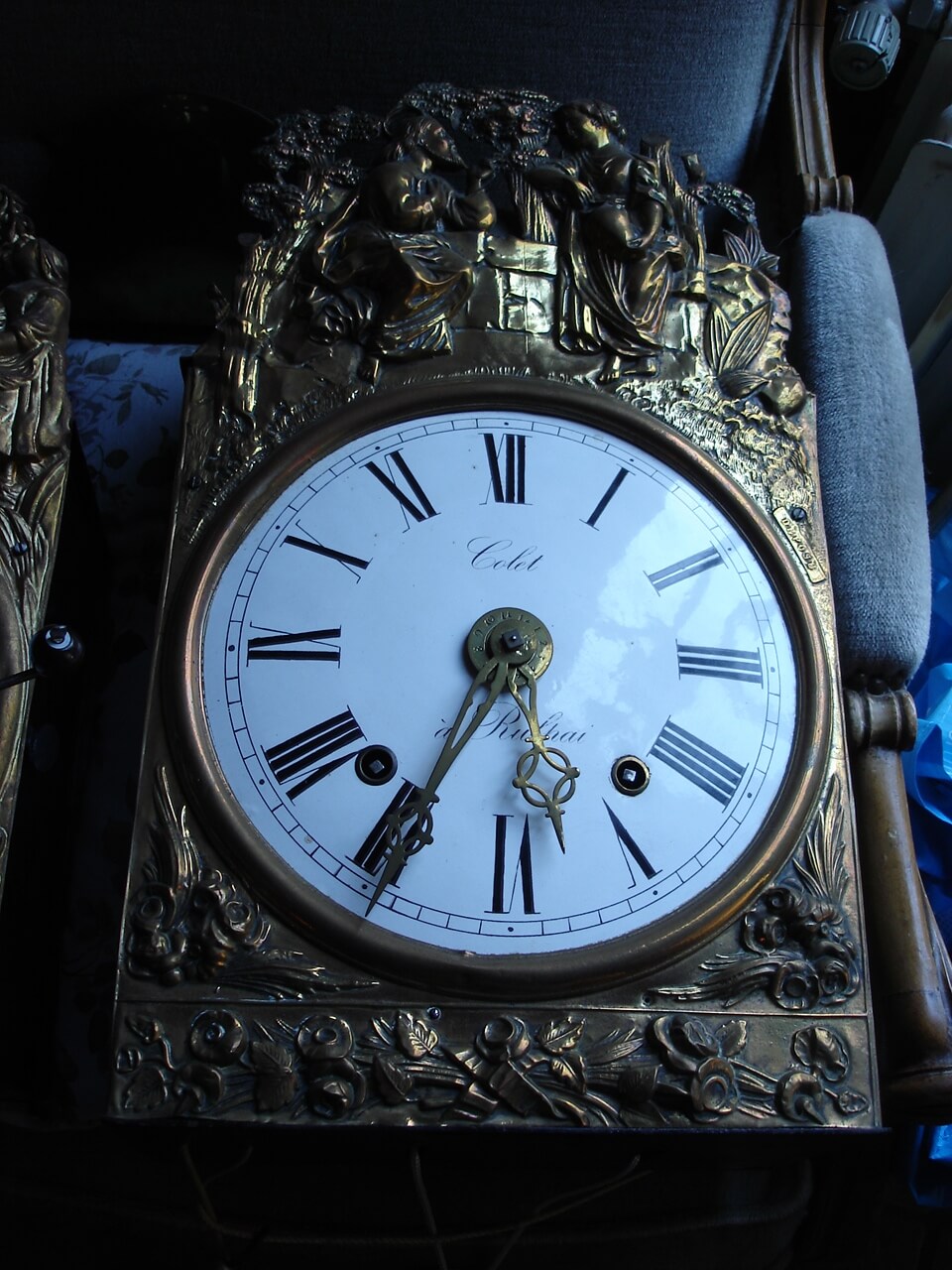 blad plek Iedereen Franse Comtoise Colet á Rulpai antieke klok 1860 met wekker | Geen  verzending mogelijk! Zelf ophalen! – Orgel Center Roosendaal